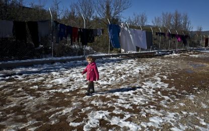 Cold weather reignites fears for refugees poorly sheltered in Greece