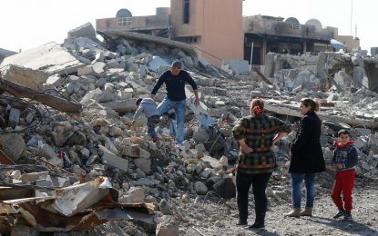 IRAQ: CHRISTIANS FIND HOMETOWN IN RUINS
