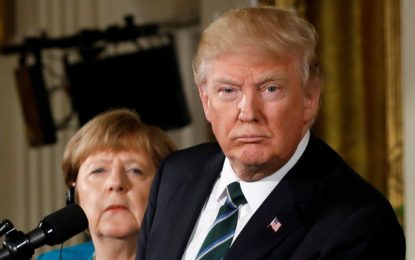 Angela Merkel Gave An Impassioned Plea For Refugees. Trump Ignored Her.