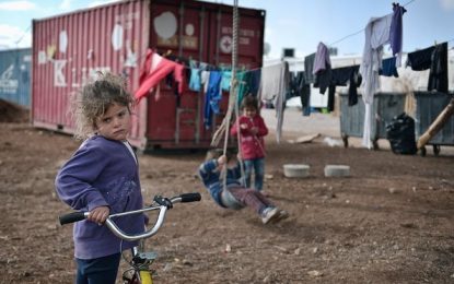 EU calls for urgent protection of 23,000 child refugees left stranded in camps