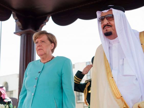 Germany’s Merkel to press Saudi Arabia on refugees’ rights