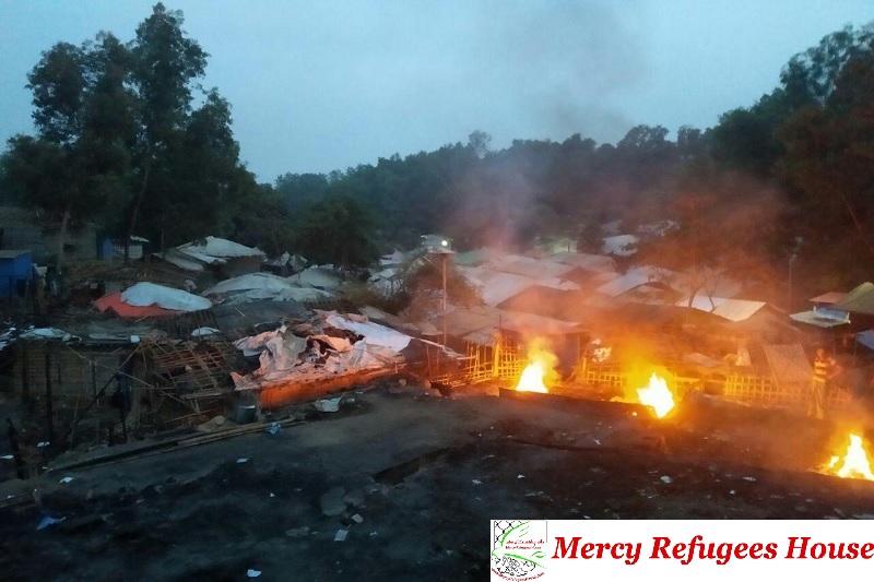 Camp Fire  Brought Suffering in Between Corona and Food Crisis.