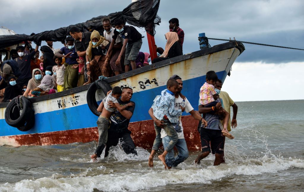 Nearly 100 Rohingya rescued off Indonesia