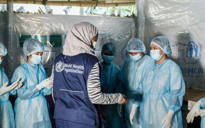 Rohingya refugees receive first COVID vaccinations in Bangladesh