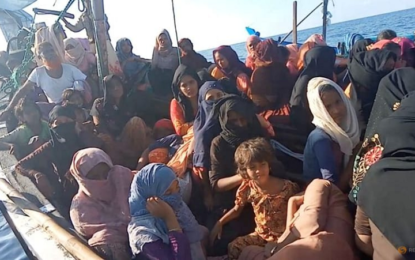 Indonesia says it will turn away stricken boat of Rohingya refugees