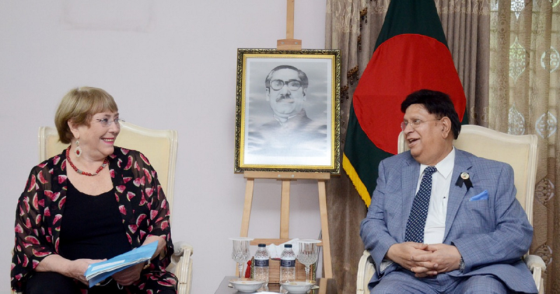 Bachelet assures UN’s efforts to ensure safe return of Rohingyas to Myanmar