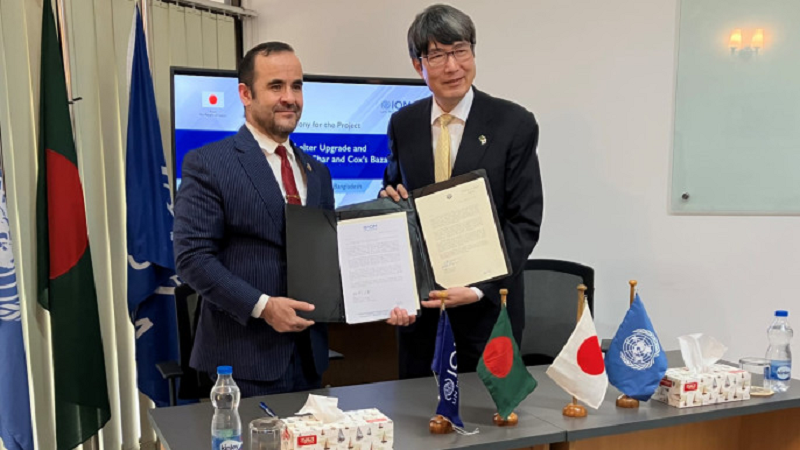 Japan, IOM sign $5.7m assistance to Rohingyas, host communities in Bangladesh