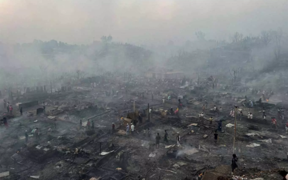 How arson became a gang weapon at Rohingya camps